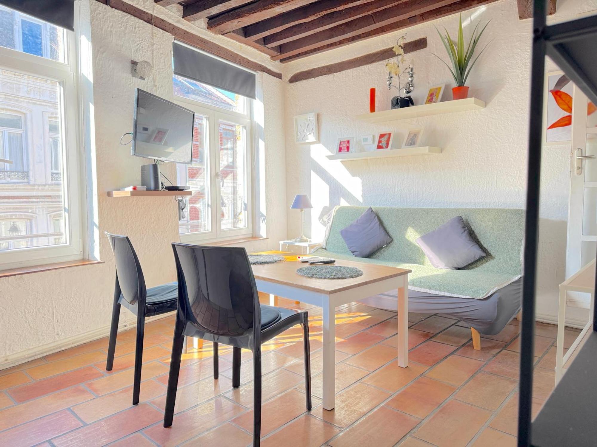 Charme Vieux Lille Apartment 1 Chambre 24H24H Access Ngoại thất bức ảnh